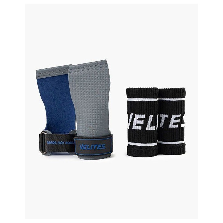 Bandes sans magnésie - VELITES - Quad Ultra - Sans magnésie - L - Gris et Bleu