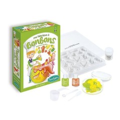 Kit créatif alimentaire - SENTOSPHERE - Mini Fabrique a bonbons - Saveurs Acides - Des 7 ans