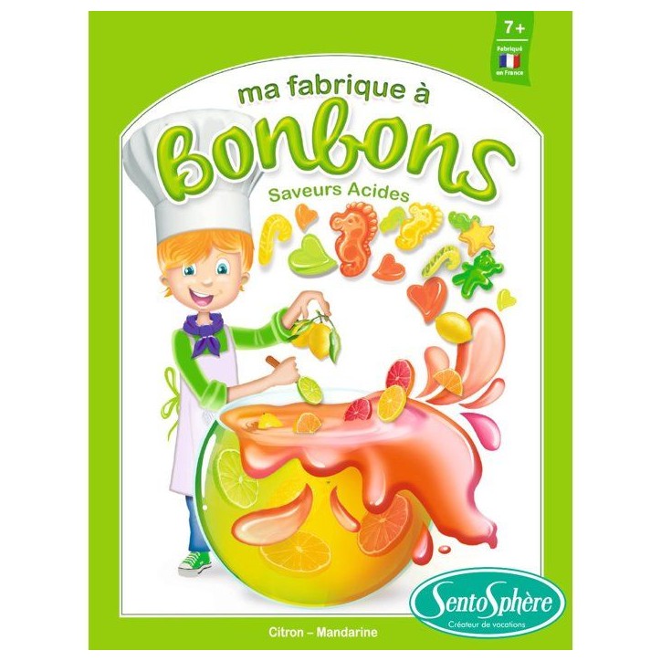 Kit créatif alimentaire - SENTOSPHERE - Mini Fabrique a bonbons - Saveurs Acides - Des 7 ans Kit créatif alimentaire - SENTOSPHERE - Mini Fabrique a bonbons - Saveurs Acides - Des 7 ans