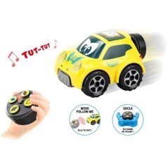 Voiture télécommandée - TOOKO - FOLLOW ME - Yellow - Avec volant -