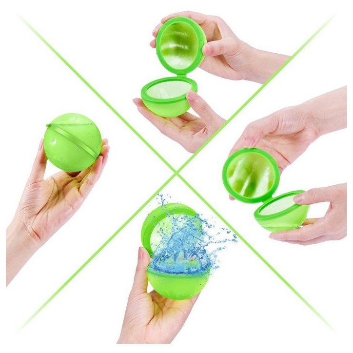 Bombes a eau - ZURU - 3 ballons d'eau réutilisables - Des 4 ans Bombes a eau - ZURU - 3 ballons d'eau réutilisables - Des 4 ans