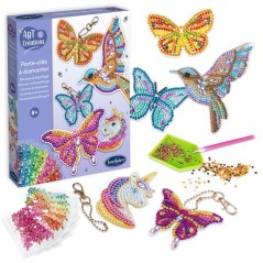Porte-Clés a diamanter - SENTOSPHERE - Art & Créations - 5 supports