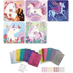 Mosaiques - SYCOMORE - Stick'N Fun - Licornes - Des 5 ans