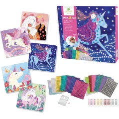 Mosaiques - SYCOMORE - Stick'N Fun - Licornes - Des 5 ans