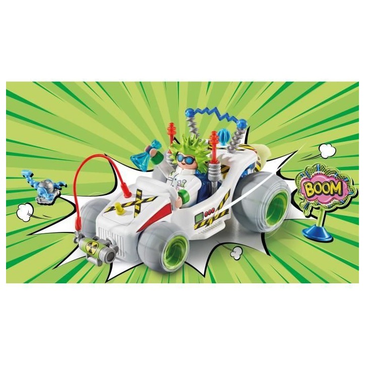 PLAYMOBIL 71633 Chercheur et kart, Funstars, 40 pieces, des 4 ans