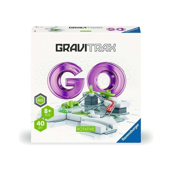 Jeu de construction - Ravensburger - Gravitrax - GO Rotative - 40 pieces - Pour enfants de 8 ans et plus Jeu de construction - Ravensburger - Gravitrax - GO Rotative - 40 pieces - Pour enfants de 8 ans et plus