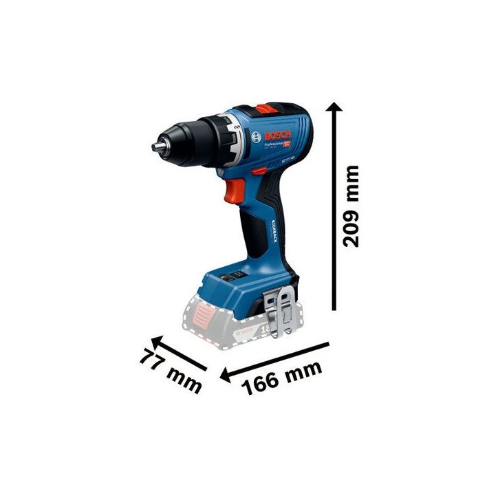 Perceuses-visseuses sans-fil a percussion GSB 18V-65 - BOSCH - sans batterie, ni chargeur - L-Boxx - 06019N3201 Perceuses-visseuses sans-fil a percussion GSB 18V-65 - BOSCH - sans batterie, ni chargeur - L-Boxx - 06019N3201