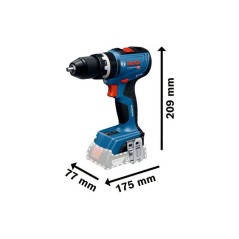 Perceuse-visseuse a percussion GSB 18V-65 - BOSCH - sans batterie, ni