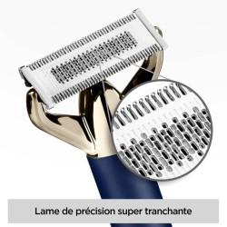 Tondeuse a barbe et rasoir - BABYLISS - X-Blade Super-X Metal - Sans f