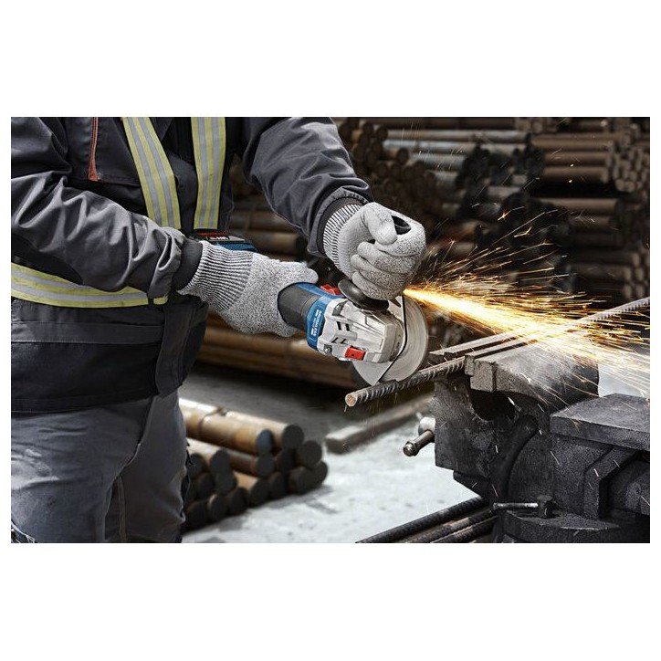Meuleuses angulaires 125 mm - GWS 18V-8 - BOSCH - avec 2 Batteries 18V 4.0Ah - chargeur - L-Boxx - 06019N9002