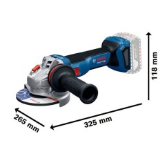 Meuleuses angulaires 125 mm - GWS 18V-11 - BOSCH - sans batterie, ni c