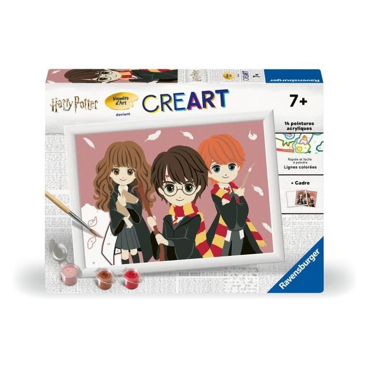 Set de peinture par numéro - Ravensburger - CreArt Kids - Portrait de groupe - 18x24cm - Enfants Set de peinture par numéro - Ravensburger - CreArt Kids - Portrait de groupe - 18x24cm - Enfants