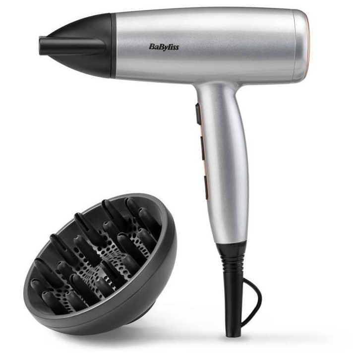 Seche-cheveux - BABYLISS - D580DE - Cosmos - 2100 W - Diffuseur - Léger et compact Seche-cheveux - BABYLISS - D580DE - Cosmos - 2100 W - Diffuseur - Léger et compact