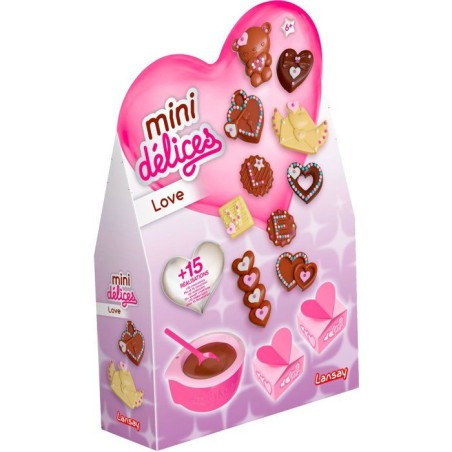 Mini délices - LANSAY - Love - Kit de création de chocolats en forme
