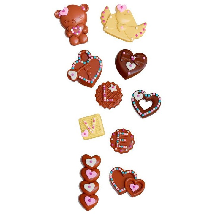 Mini délices - LANSAY - Love - Kit de création de chocolats en forme de coeurs - Des 6 ans Mini délices - LANSAY - Love - Kit de création de chocolats en forme de coeurs - Des 6 ans