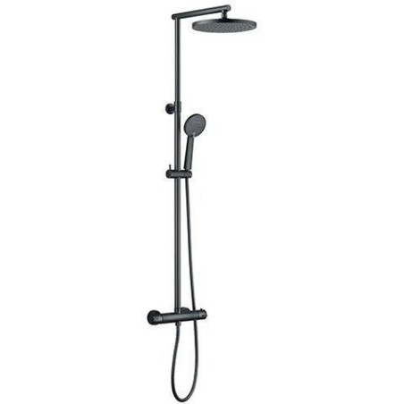 Colonne de douche thermostatique - EDOUARD ROUSSEAU - Grafito - Tete d
