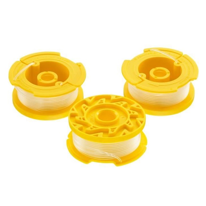Lot de 3 bobines nylon Stanley Fatmax - STZST121693-XJ - 9m - 1,6mm - pour coupe-bordures Lot de 3 bobines nylon Stanley Fatmax - STZST121693-XJ - 9m - 1,6mm - pour coupe-bordures