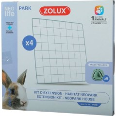 Kit extension pour enclos modulable - ZOLUX - Neo Park - Lapin - 4 gri