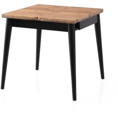Table a manger - TOTEM - Extensible - Carré - 4 personnes - 80 x 75 x