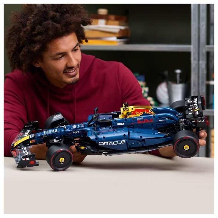 LEGO Technic F1 Oracle Red Bull Racing RB20 - Jeu de Construction Collector pour Adulte - Inclut Un Moteur V6 et Une boîte de V LEGO Technic F1 Oracle Red Bull Racing RB20 - Jeu de Construction Collector pour Adulte - Inclut Un Moteur V6 et Une boîte de V