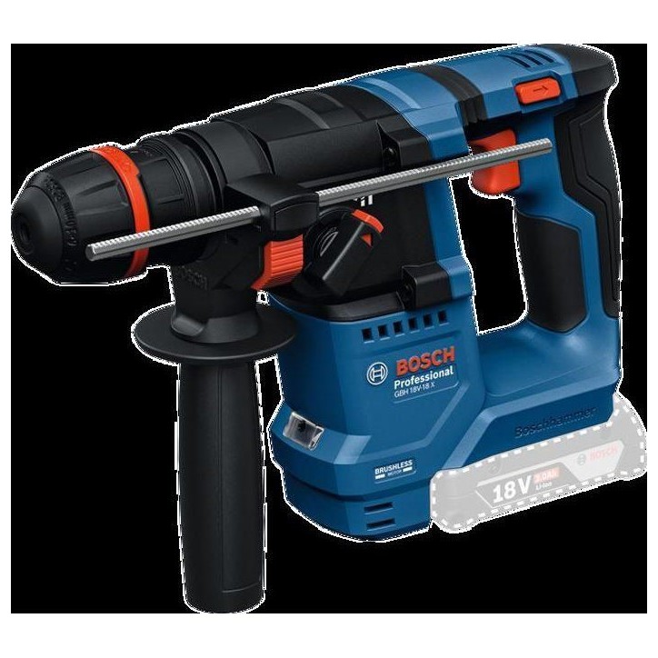 Perforateur - BOSCH - GBH 18V-18 X - 18V - 2Ah - Sans fil - KickBack Control Perforateur - BOSCH - GBH 18V-18 X - 18V - 2Ah - Sans fil - KickBack Control