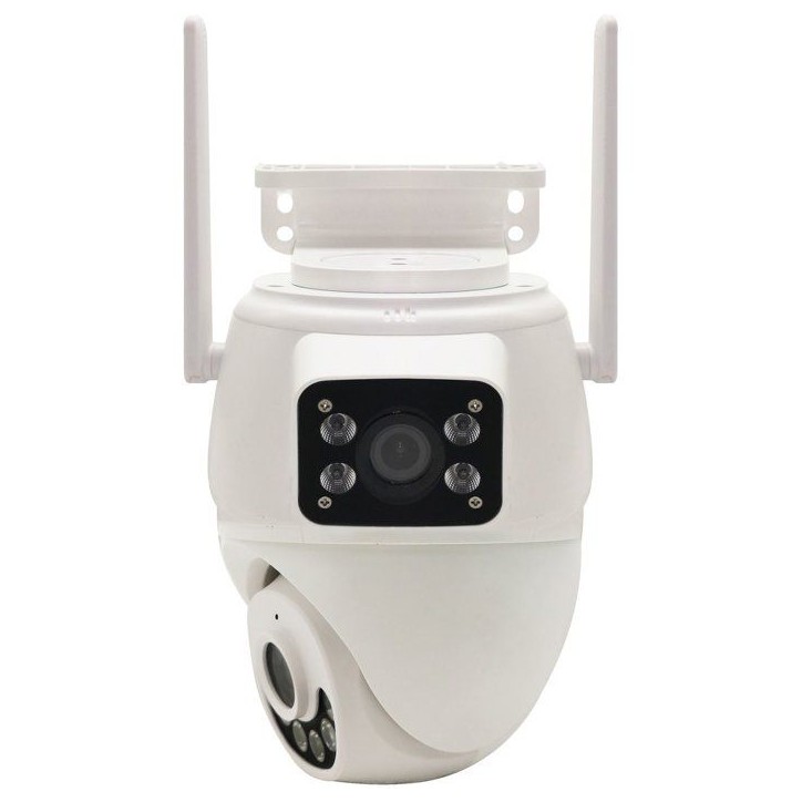 Caméra extérieure connectée - KYF - Wifi - Rotative PT- Doubles capteurs 2 x 3MP Caméra extérieure connectée - KYF - Wifi - Rotative PT- Doubles capteurs 2 x 3MP