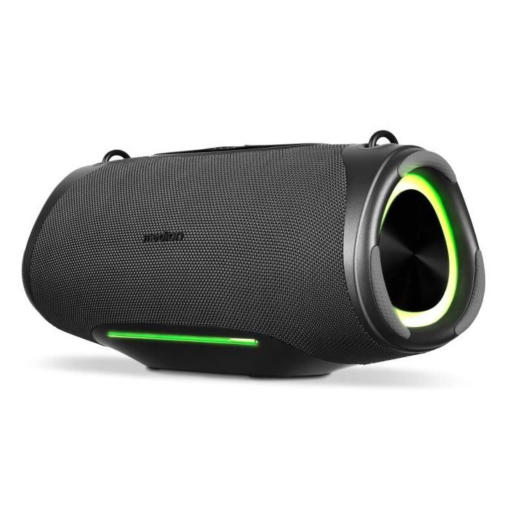 Enceinte Bluetooth - MEDION - L - 50W - Autonomie 47h - Protection IPX7 - Effets lumineux RGB Enceinte Bluetooth - MEDION - L - 50W - Autonomie 47h - Protection IPX7 - Effets lumineux RGB