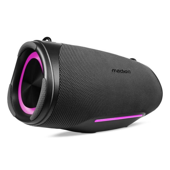 Enceinte Bluetooth - MEDION - L - 50W - Autonomie 47h - Protection IPX7 - Effets lumineux RGB Enceinte Bluetooth - MEDION - L - 50W - Autonomie 47h - Protection IPX7 - Effets lumineux RGB