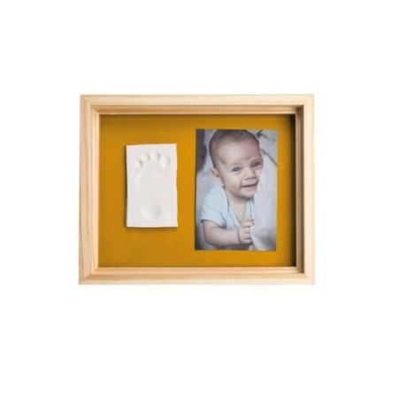 Baby Art Pure Frame - Kit Cadre avec Pâte a Modeler et Cadre Bois Pin