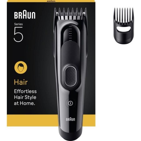 Tondeuse a cheveux - BRAUN - HC5510 - Sans fil - 50 min - 9 réglages