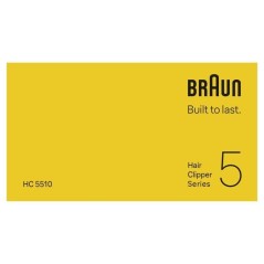 Tondeuse a cheveux - BRAUN - HC5510 - Sans fil - 50 min - 9 réglages