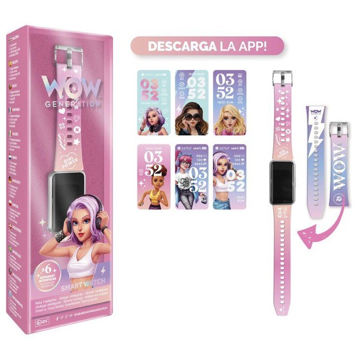 Montre connectée - KIDS LICENSING - WOW GENERATION - Des 6 ans Montre connectée - KIDS LICENSING - WOW GENERATION - Des 6 ans