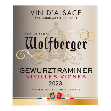 Wolfberger Vieilles Vignes 2023 Alsace Gewurztraminer - Vin blanc d'Alsace
