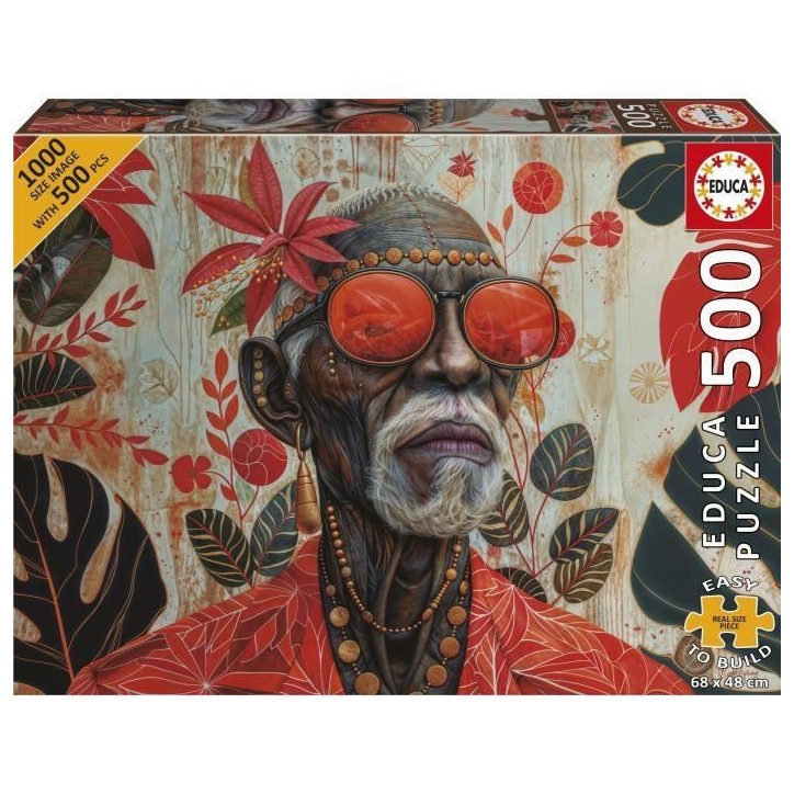 Puzzle - EDUCA - Gardien des Tropiques - 500 pieces - Paysage et nature - 68 x 48 cm Puzzle - EDUCA - Gardien des Tropiques - 500 pieces - Paysage et nature - 68 x 48 cm
