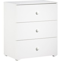 Chambre bébé duo Basic boule: Lit 120x60, commode a langer - Babypri