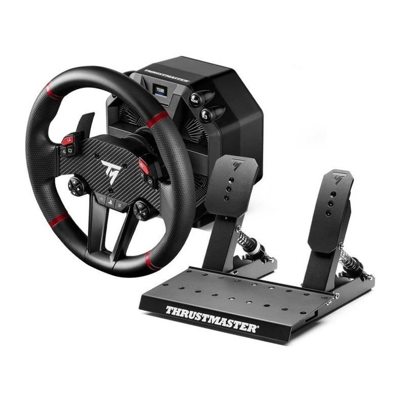 Volant de course avec base + pédalier - THRUSTMASTER - T598 P - Moteu