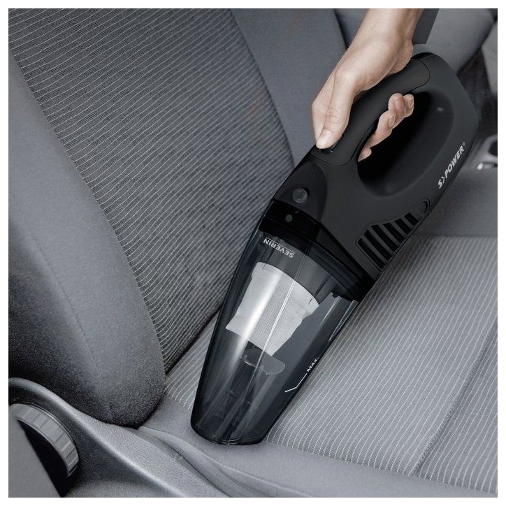 Aspirateur a main sans fil - SEVERIN HV7963 - 7,4 V - 18 min - 200 ml - Noir Aspirateur a main sans fil - SEVERIN HV7963 - 7,4 V - 18 min - 200 ml - Noir