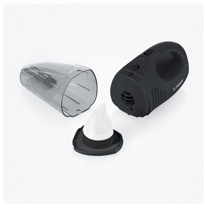 Aspirateur a main sans fil - SEVERIN HV7963 - 7,4 V - 18 min - 200 ml - Noir Aspirateur a main sans fil - SEVERIN HV7963 - 7,4 V - 18 min - 200 ml - Noir