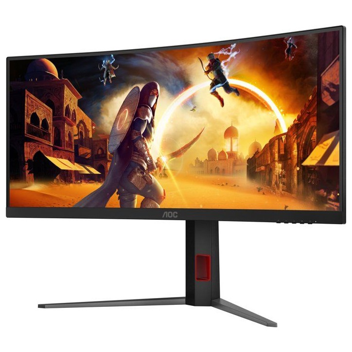Ecran PC Gamer incurvé - AOC - 34'' - WQHD - 180Hz - Dalle Fast VA - 0,5ms - Réglable en hauteur - CU34G4 Ecran PC Gamer incurvé - AOC - 34'' - WQHD - 180Hz - Dalle Fast VA - 0,5ms - Réglable en hauteur - CU34G4