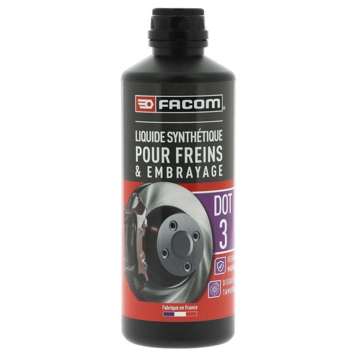 Liquide de frein DOT3 - FACOM - 500 ml Liquide de frein DOT3 - FACOM - 500 ml