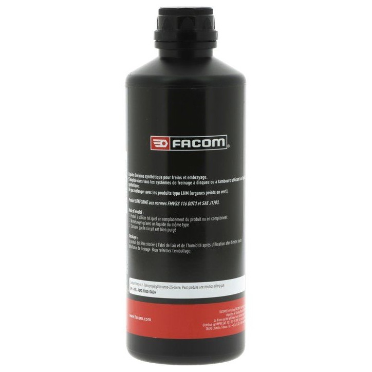 Liquide de frein DOT3 - FACOM - 500 ml Liquide de frein DOT3 - FACOM - 500 ml