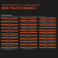 Housses auto - XLCOVER - Fractionnable - Compatible Airbags - Housses
