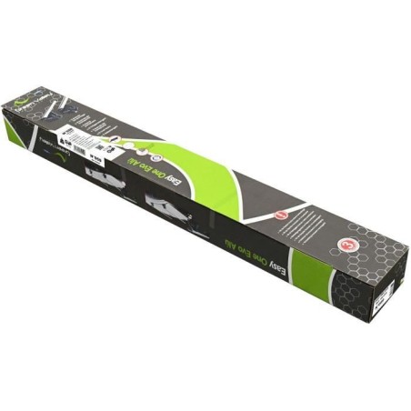 Lot de 2 Barres de toit - GREEN VALLEY - Easy One N° 59 - Aluminium - Fixation sur toit normal - Jusqu'a 75 kg