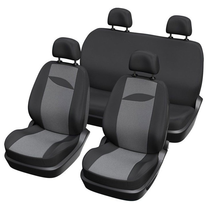 Housses auto - XLCOVER - Non fractionnable - Compatible Airbags - Housses sieges avant, appuis-tete et banquette arriere Housses auto - XLCOVER - Non fractionnable - Compatible Airbags - Housses sieges avant, appuis-tete et banquette arriere