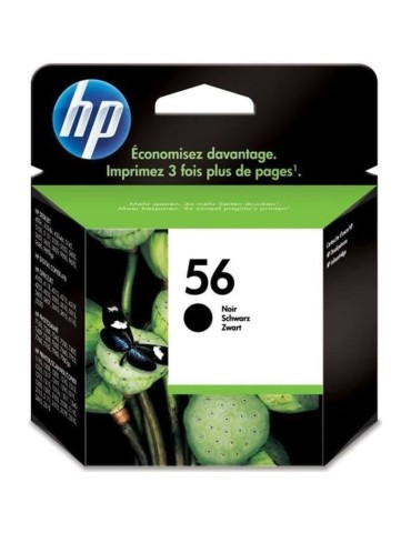 HP 56 Cartouche d'encre noire authentique (C6656AE) pour HP OfficeJet 5610 et HP PSC 1217/1311/1355