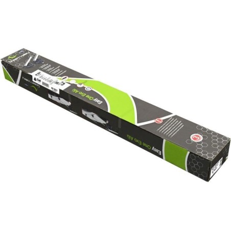 Lot de 2 Barres de toit - GREEN VALLEY - Easy One N° 21 - Aluminium - Fixation sur toit normal - Jusqu'a 75 kg