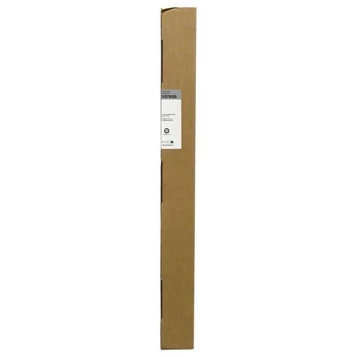 Lot de 2 Barres de toit - GREEN VALLEY - EDGE 120cm - Aluminium - Railing fermé - Maxi 100 kg - Gris