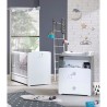 Chambre bébé duo Nao: lit 120x60, commode a langer - Babyprice - Bla