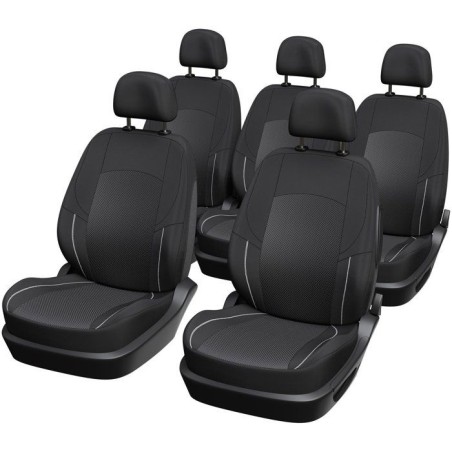 Pack de 5 housses auto universelles - XLCOVER - Monospace - Compatible