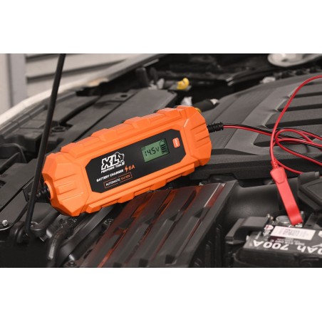 Chargeur batterie auto - XLPT - 6A - 100W - 12V - 3 m - IP65 - Mode Supply - Affichage digital